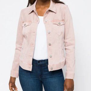Liverpool Temma Denim Jacket, Size L, Blush